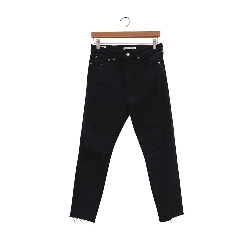 Levi’s Wedgie Black Ripped Jeans